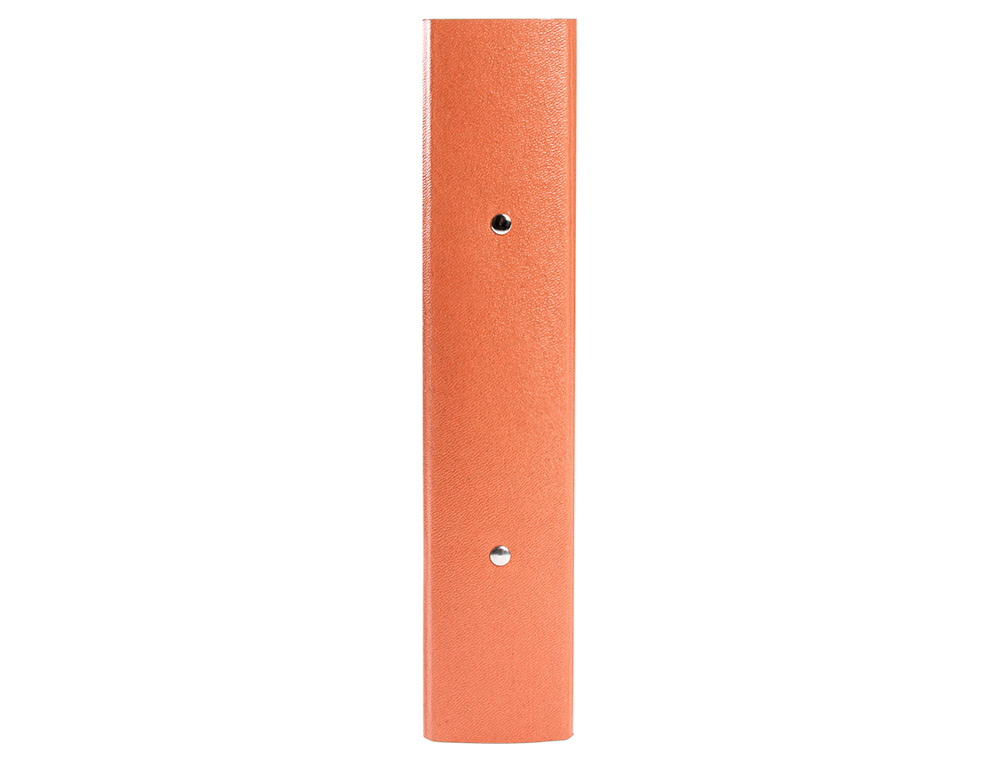 CARPETA DE 2 ANILLAS 40MM REDONDAS LIDERPAPEL CUARTO APAISADO CARTON CUERO
