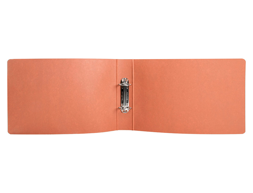 CARPETA DE 2 ANILLAS 40MM REDONDAS LIDERPAPEL CUARTO APAISADO CARTON CUERO