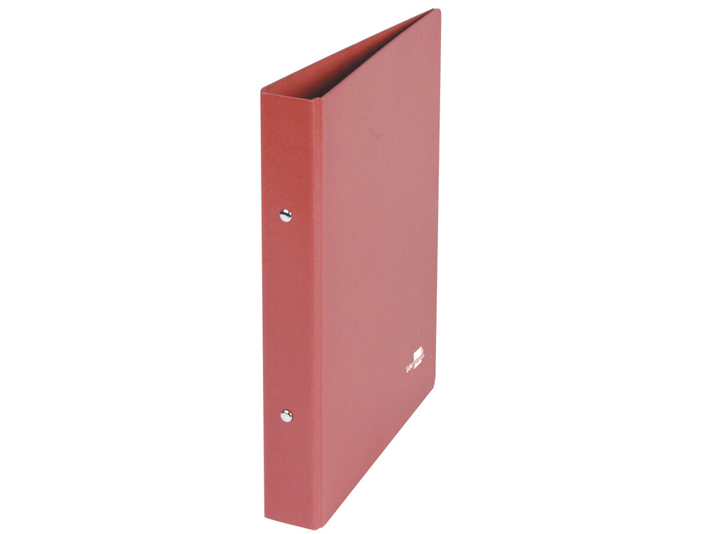 CARPETA DE 2 ANILLAS 40MM REDONDAS LIDERPAPEL FOLIO APAISADO CUERO