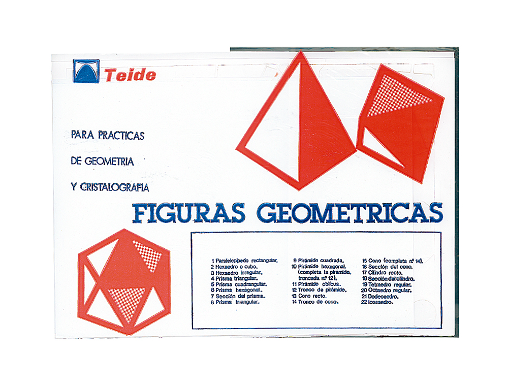 FIGURAS GEOMETRICAS TEIDE TROQUELADAS BOLSA 22 FIGURAS SURTIDAS