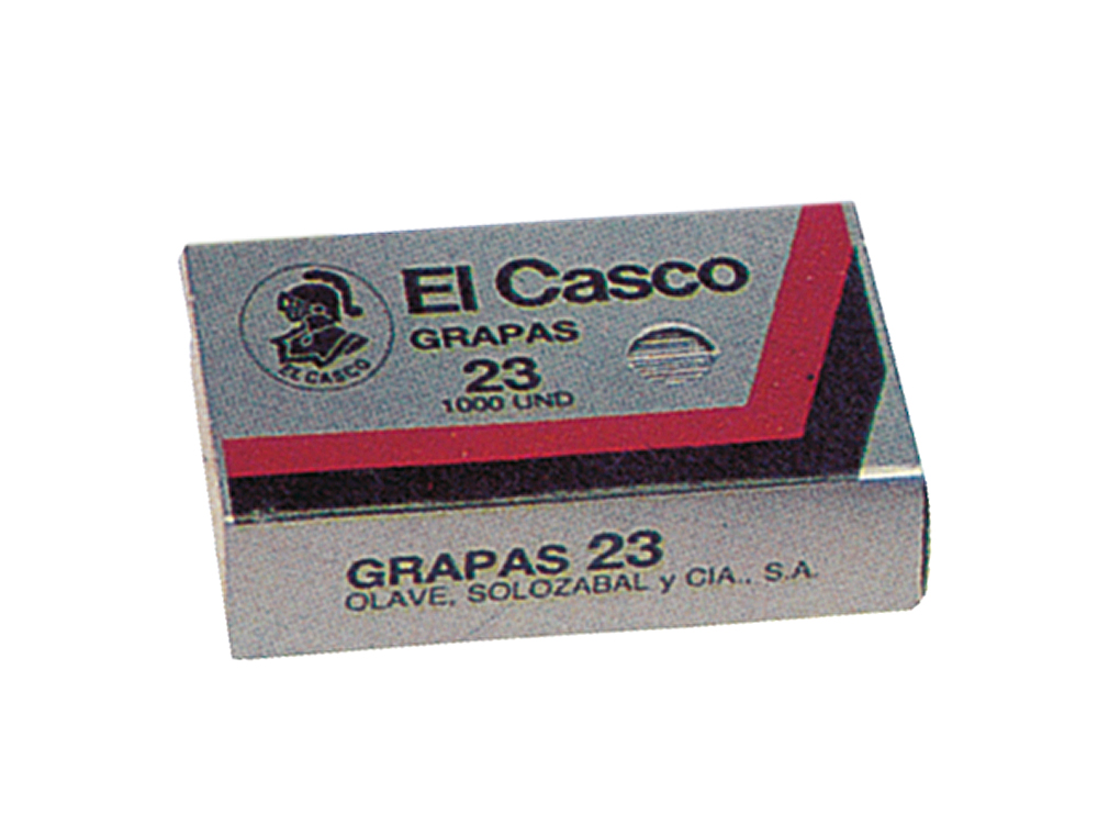 GRAPAS EL CASCO N23 CAJA DE 1000 UNIDADES