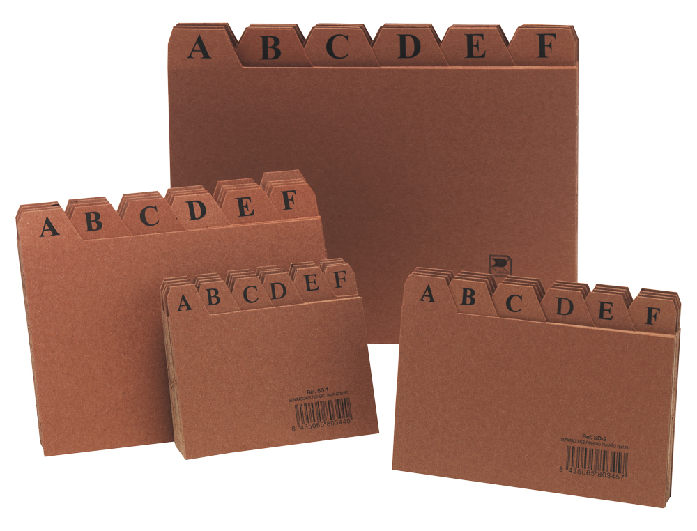 INDICE FICHERO CARTON N3 100X150 MM