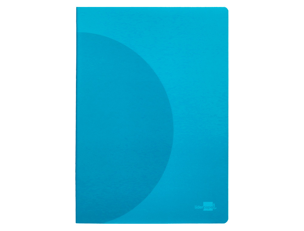 LIBRETA LIDERPAPEL 360 TAPA DE PLASTICO A4 48 HOJAS 90G/M2 PAUTA 5 2,5MM CON MARGEN COLORES SURTIDOS