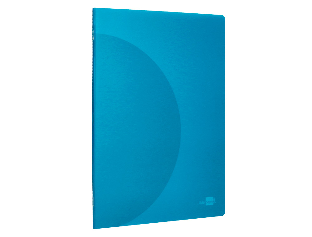 LIBRETA LIDERPAPEL 360 TAPA DE PLASTICO A4 48 HOJAS 90G/M2 PAUTA 5 2,5MM CON MARGEN COLORES SURTIDOS