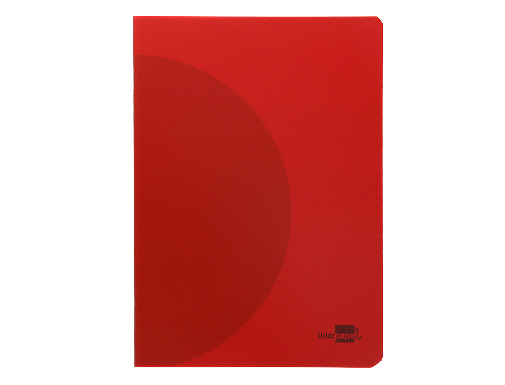 LIBRETA LIDERPAPEL 360 TAPA DE PLASTICO A4 48 HOJAS 90G/M2 CUADRO 3MM CON MARGEN COLORES SURTIDOS