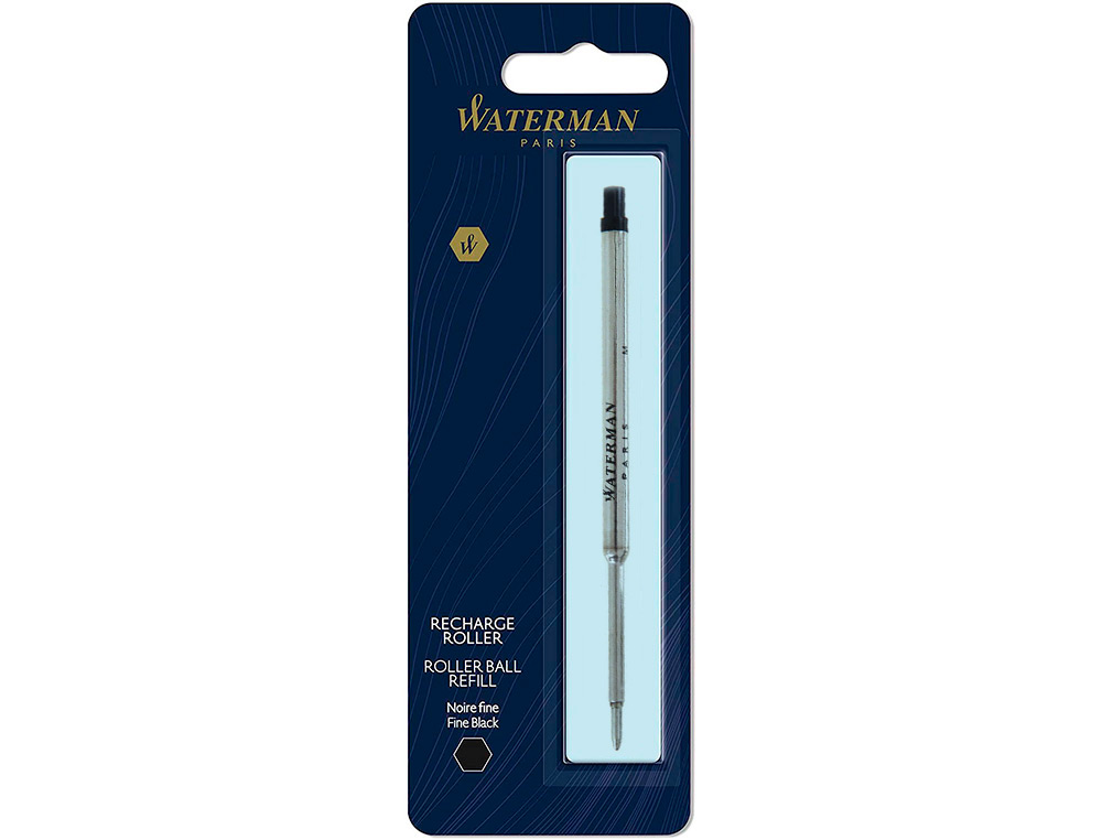 RECAMBIO BOLIGRAFO WATERMAN STANDAR MAXIMA 53425 NEGRO