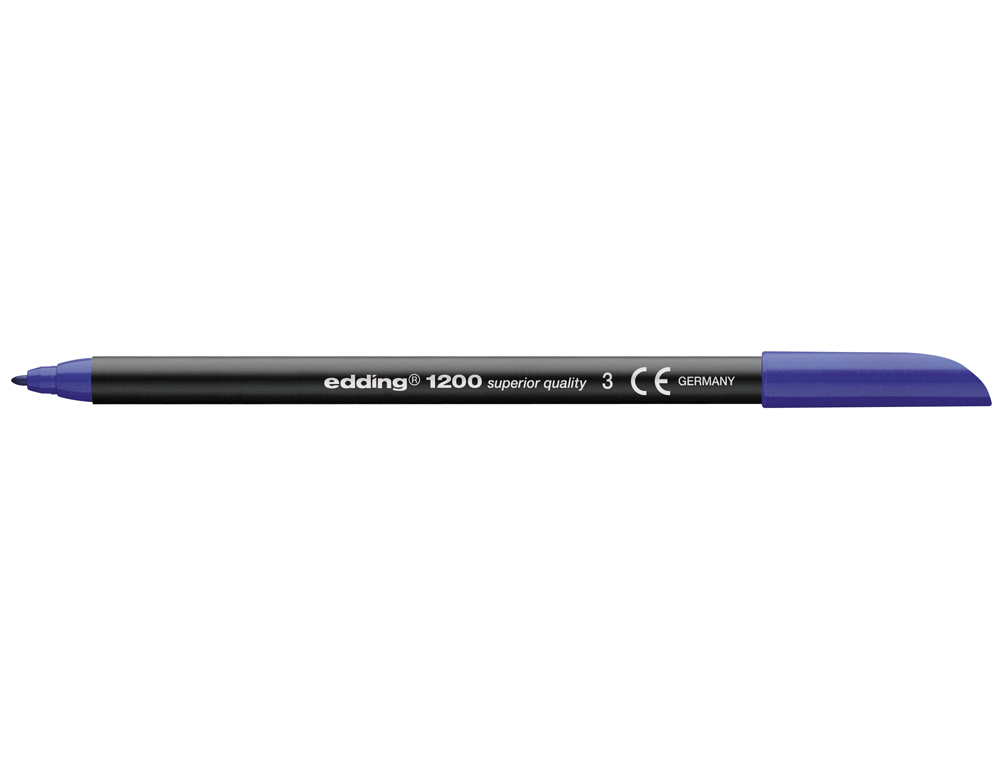 ROTULADOR EDDING PUNTA FIBRA 1200 AZUL N.3 PUNTA REDONDA 0.5 MM