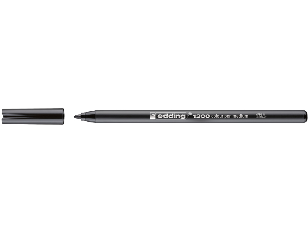 ROTULADOR EDDING PUNTA FIBRA 1300 NEGRO PUNTA REDONDA 2 MM