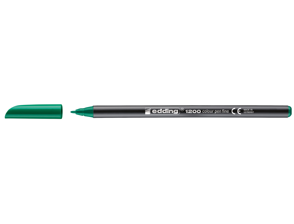 ROTULADOR EDDING PUNTA FIBRA 1200 VERDE N.4 PUNTA REDONDA 0.5 MM