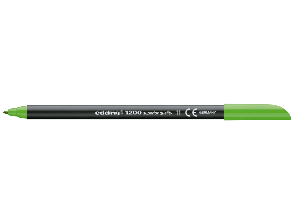 ROTULADOR EDDING PUNTA FIBRA 1200 VERDE CLARO N.11 PUNTA REDONDA 0.5 MM