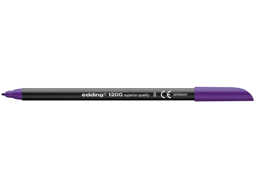ROTULADOR EDDING PUNTA FIBRA 1200 VIOLETA N.8 PUNTA FIBRA 0.5 MM