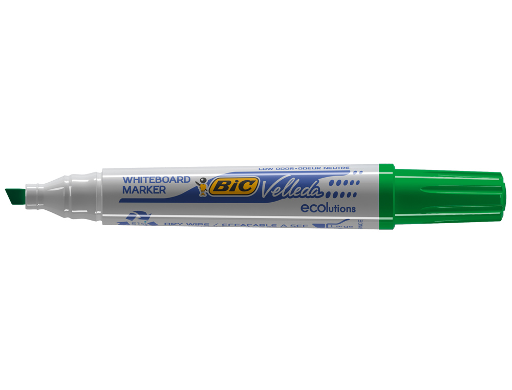 ROTULADOR BIC VELLEDA PARA PIZARRA VERDE PUNTA BISELADA 5,9 MM
