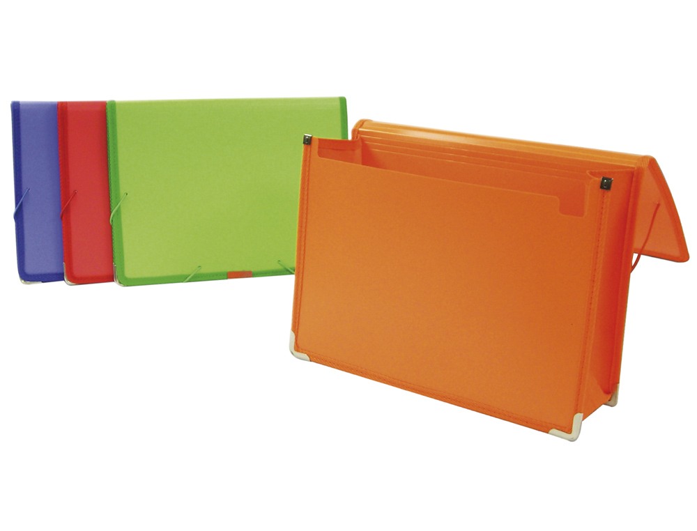 CARPETA LIDERPAPEL PORTADOCUMENTOS POLIPROPILENO DIN A4 COLORES SURTIDOS
