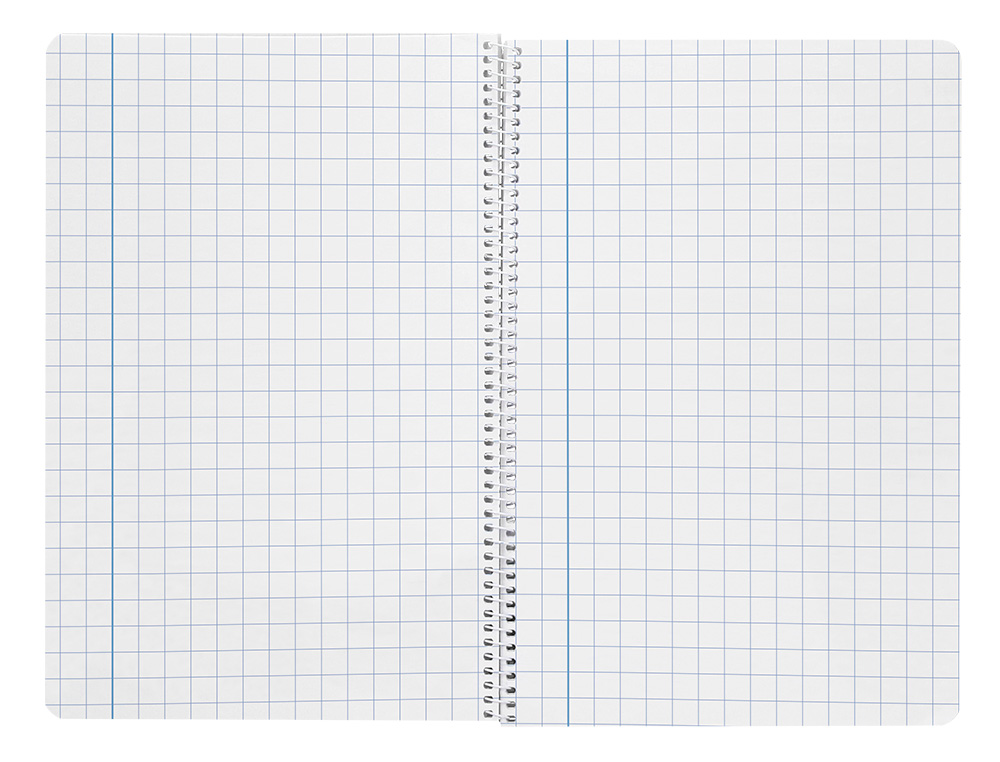 CUADERNO ESPIRAL LIDERPAPEL FOLIO SMART TAPA BLANDA 80H 60GR CUADRO 8MM CON MARGEN COLORES SURTIDOS