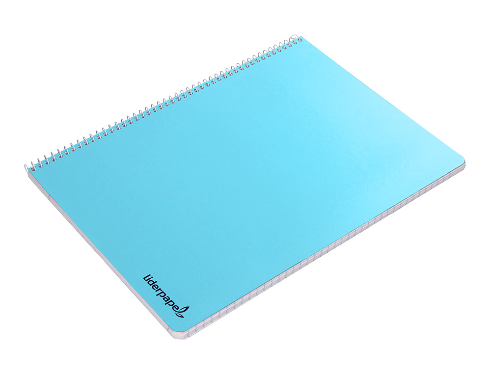 CUADERNO ESPIRAL LIDERPAPEL FOLIO SMART TAPA BLANDA 80H 60GR PAUTA 3,5MM CON MARGEN COLORES SURTIDOS