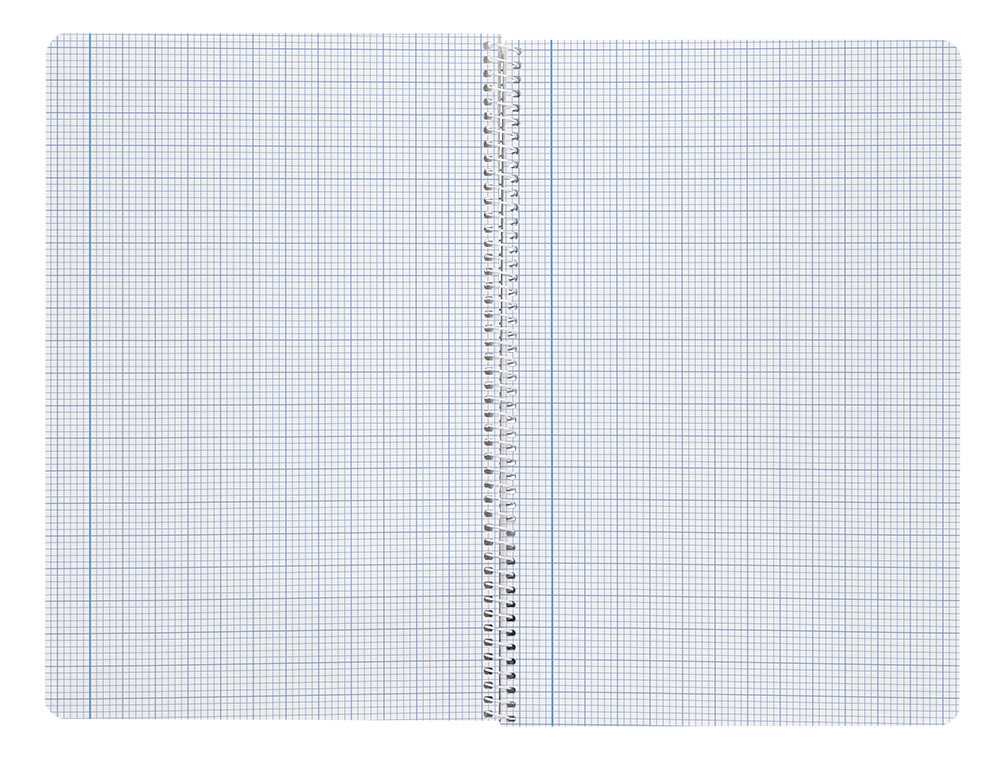 CUADERNO ESPIRAL LIDERPAPEL FOLIO SMART TAPA BLANDA 80H 60GR MILIMETRADO 2MM COLORES SURTIDOS