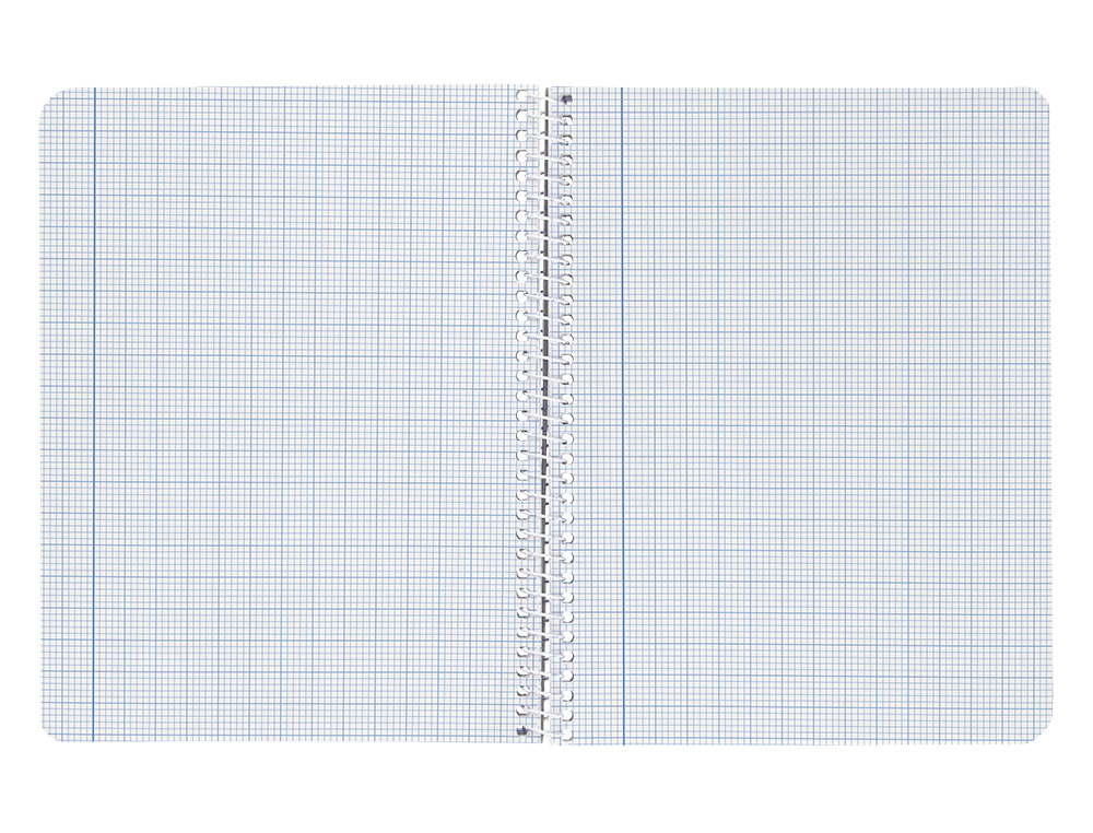 CUADERNO ESPIRAL LIDERPAPEL CUARTO SMART TAPA BLANDA 80H 60GR MILIMETRADO 2MM COLORES SURTIDOS