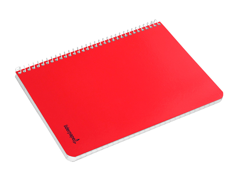 CUADERNO ESPIRAL LIDERPAPEL CUARTO SMART TAPA BLANDA 80H 60GR MILIMETRADO 2MM COLORES SURTIDOS