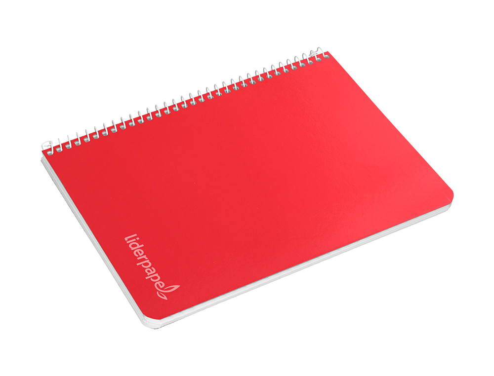 CUADERNO ESPIRAL LIDERPAPEL CUARTO WITTY TAPA DURA 80H 75GR PAUTA ANCHA 3,5MM CON MARGEN COLORES SURTIDOS
