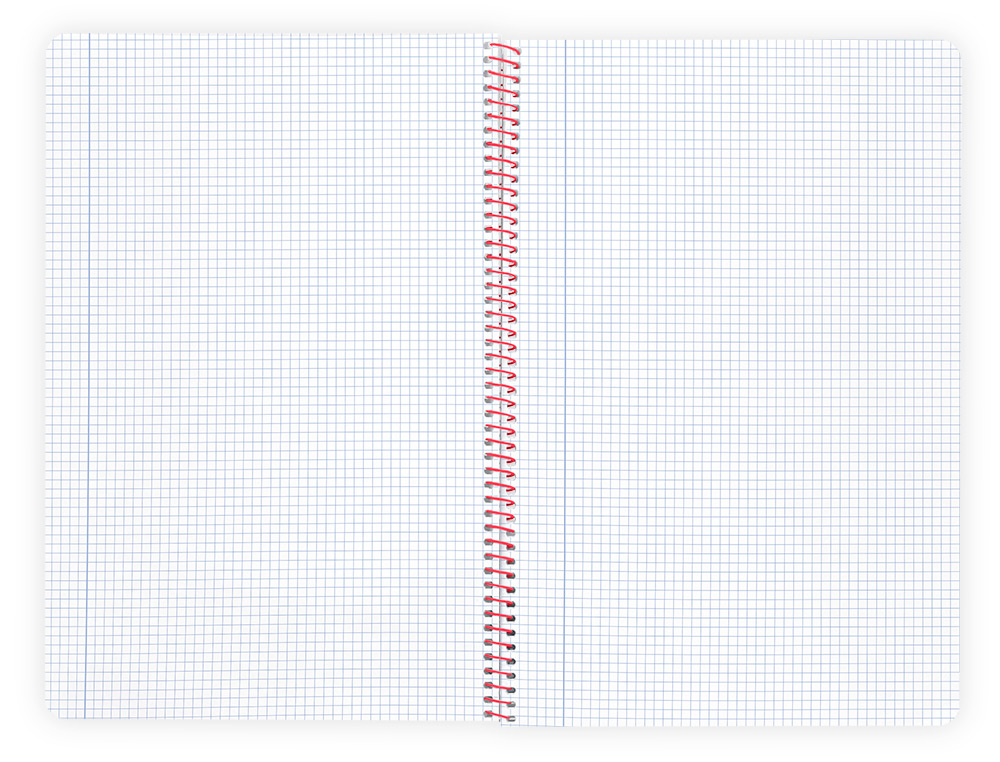 CUADERNO ESPIRAL LIDERPAPEL A4 WONDER TAPA PLASTICO 80H 90GR CUADRO 4MM CON MARGEN COLOR VIOLETA