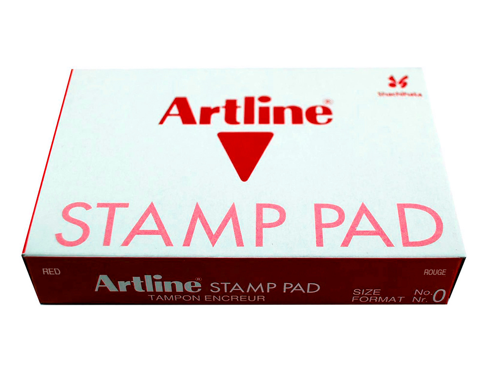TAMPON ARTLINE N1 ROJO 67X106 MM