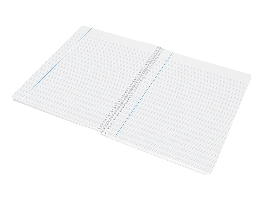 CUADERNO ESPIRAL LIDERPAPEL FOLIO WITTY TAPA DURA 80H 75GR PAUTA 3,5MM CON MARGEN COLORES SURTIDOS