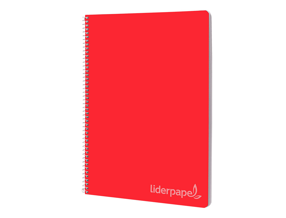 CUADERNO ESPIRAL LIDERPAPEL FOLIO WITTY TAPA DURA 80H 75GR PAUTA 2,5MM CON MARGEN COLORES SURTIDOS