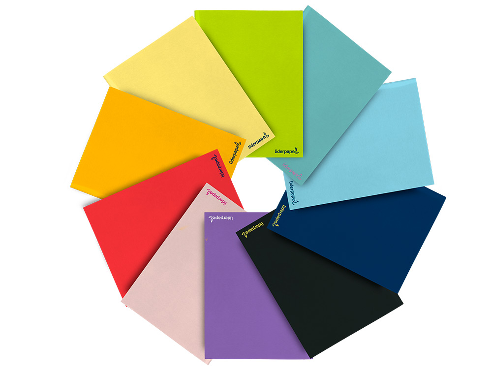 LIBRETA LIDERPAPEL SMART A4 TAPA BLANDA 80 HOJAS 60G/M2 CUADRO 5 MM CON MARGEN COLORES SURTIDOS