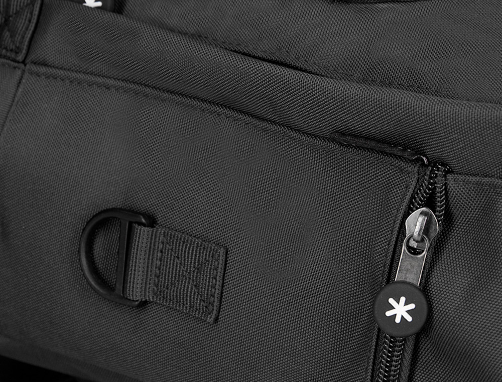 MOCHILA ANTARTIK 2 ASAS Y BOLSILLOS EXTERIORES NEGRO 300X115X390 MM