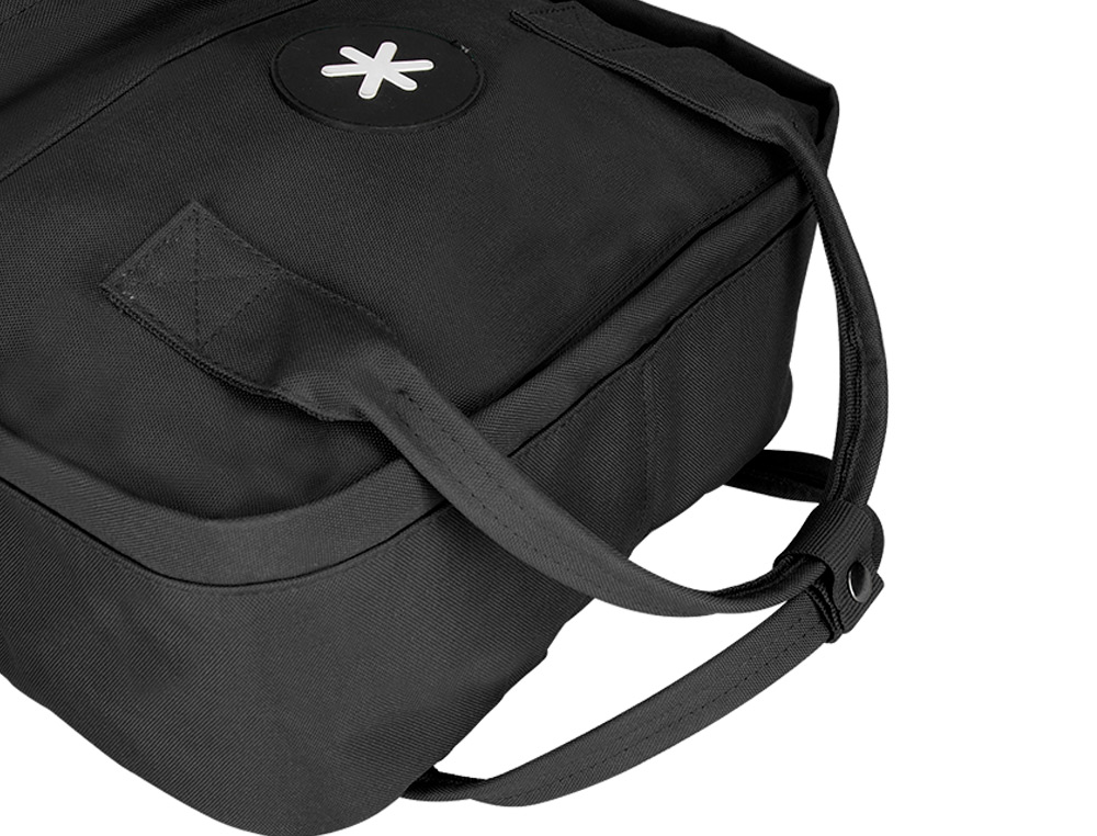 MOCHILA ANTARTIK 2 ASAS Y BOLSILLOS EXTERIORES NEGRO 300X115X390 MM