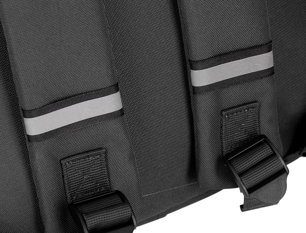 MOCHILA ANTARTIK 2 ASAS Y BOLSILLOS EXTERIORES NEGRO 300X115X390 MM