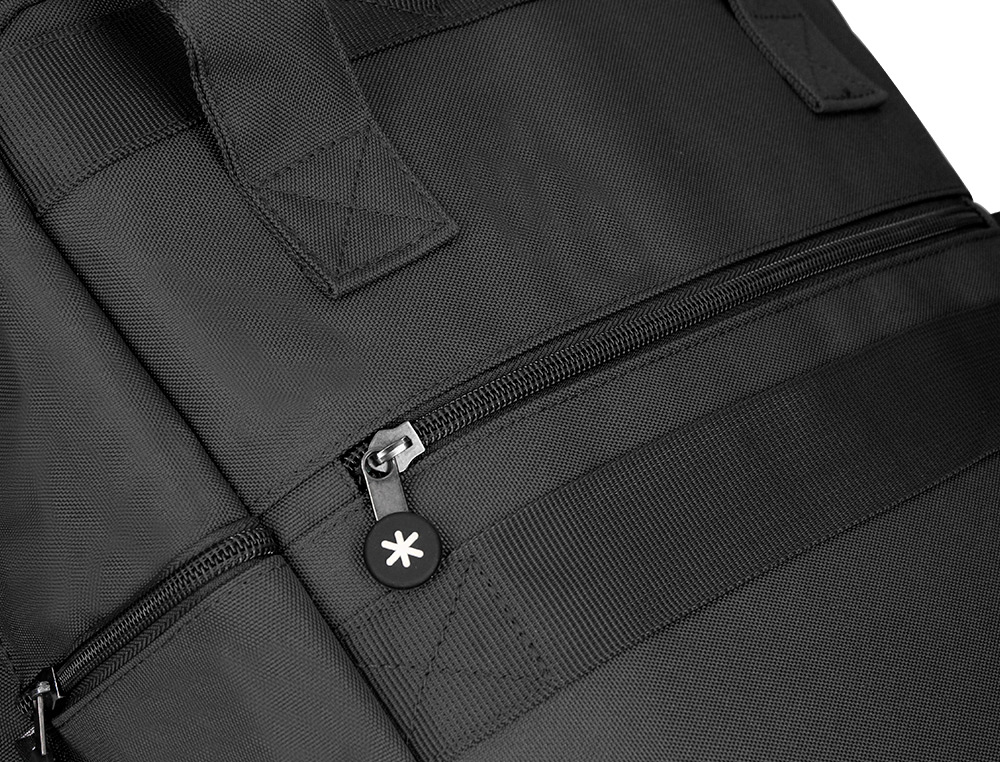 MOCHILA ANTARTIK 2 ASAS Y BOLSILLOS EXTERIORES NEGRO 300X115X390 MM
