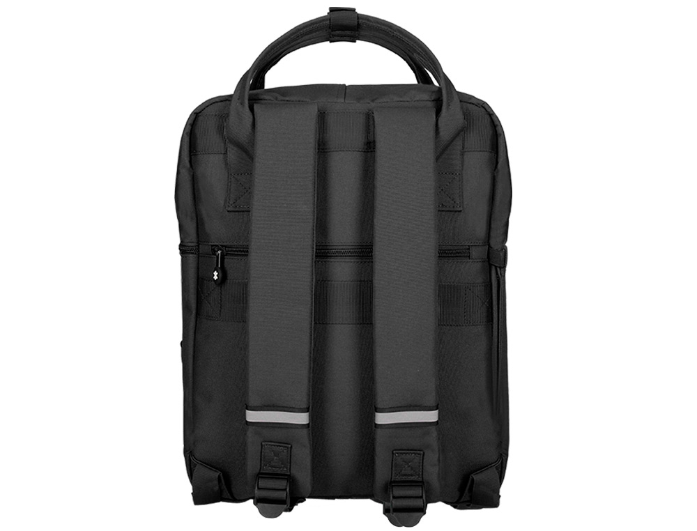 MOCHILA ANTARTIK 2 ASAS Y BOLSILLOS EXTERIORES NEGRO 300X115X390 MM