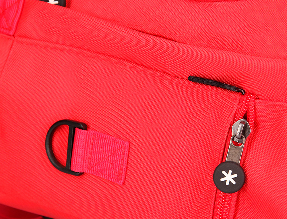 MOCHILA ANTARTIK 2 ASAS Y BOLSILLOS EXTERIORES COLOR ROJO 300X115X390 MM
