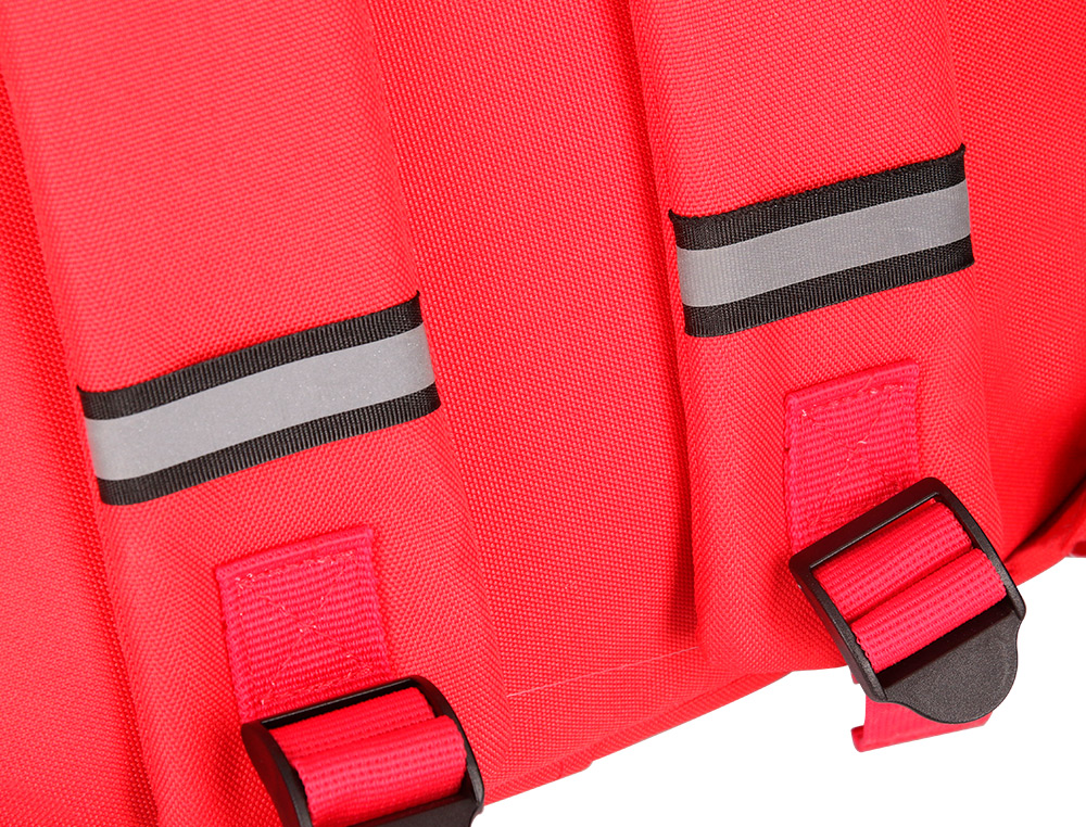 MOCHILA ANTARTIK 2 ASAS Y BOLSILLOS EXTERIORES COLOR ROJO 300X115X390 MM