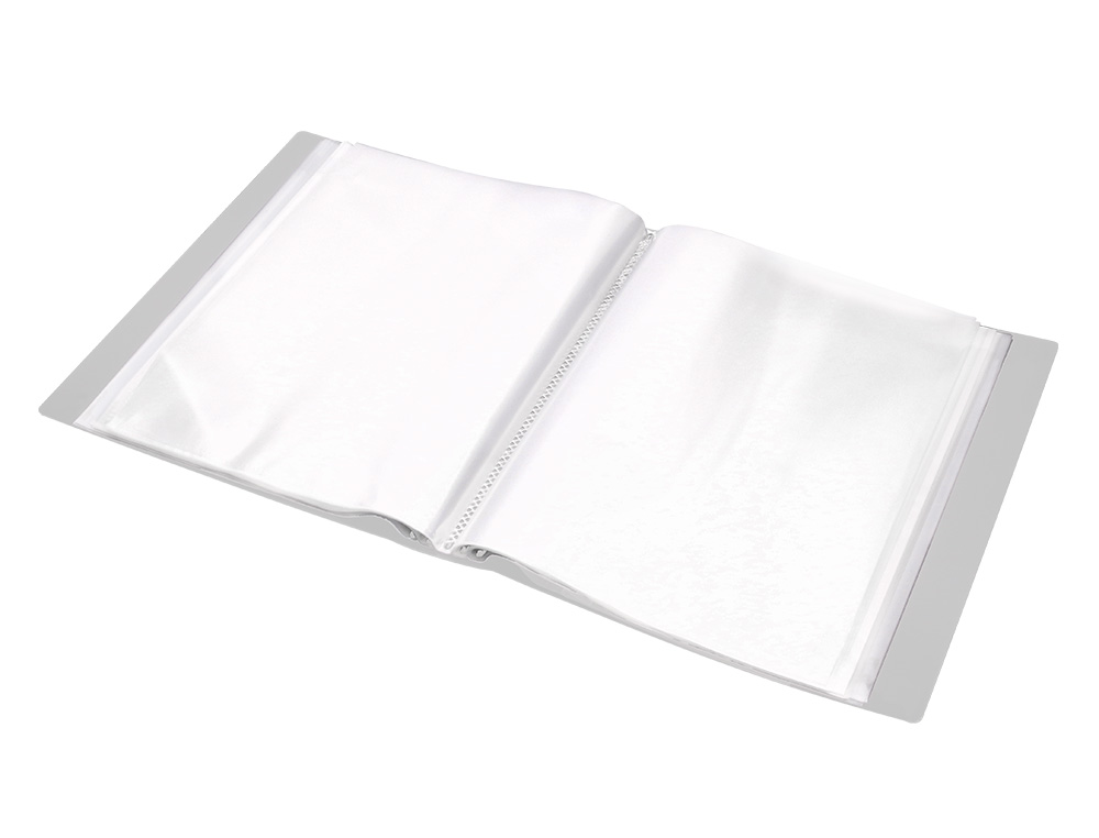 CARPETA LIDERPAPEL PERSONALIZA 40 FUNDAS CANGURO POLIPROPILENO DIN A4 TRANSPARENTE PORTADA Y LOMO