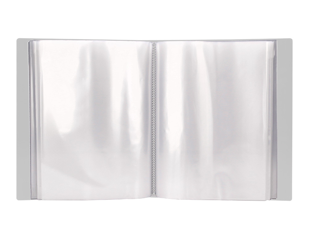 CARPETA LIDERPAPEL PERSONALIZA 40 FUNDAS CANGURO POLIPROPILENO DIN A4 TRANSPARENTE PORTADA Y LOMO