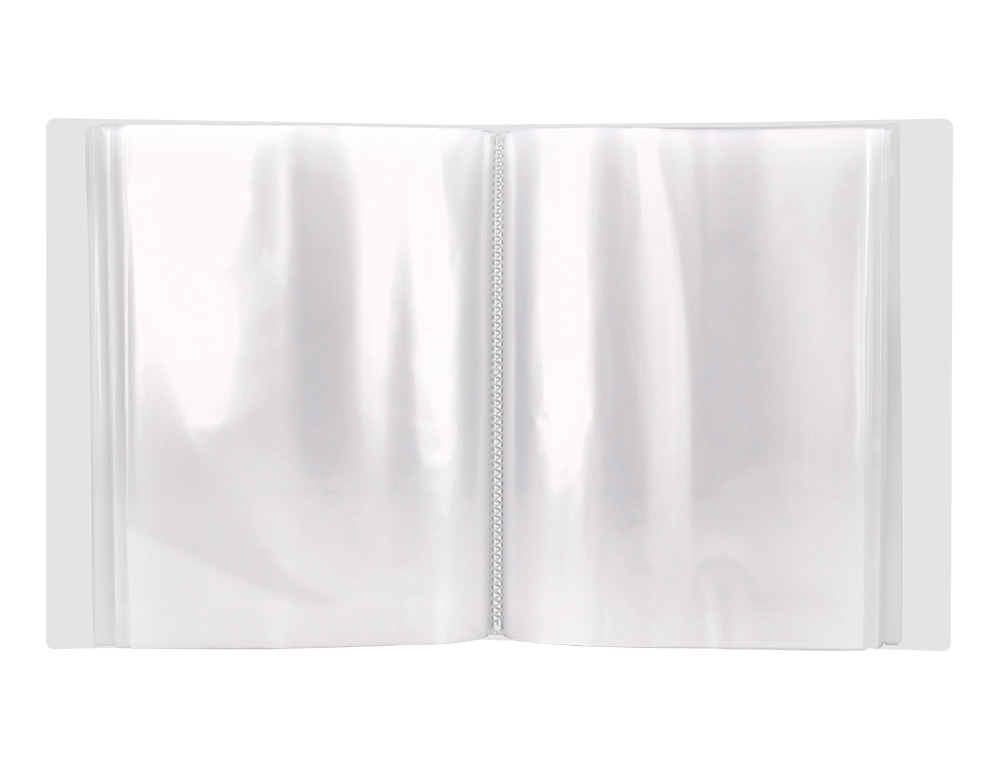 CARPETA LIDERPAPEL PERSONALIZA 100 FUNDAS POLIPROPILENODIN A4 TRANSPARENTE CON CAJETIN