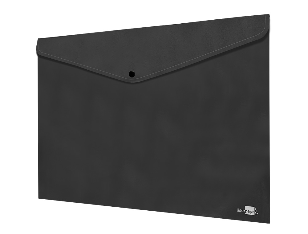 CARPETA LIDERPAPEL DOSSIER BROCHE 44243 POLIPROPILENO DIN A3 NEGRO OPACO