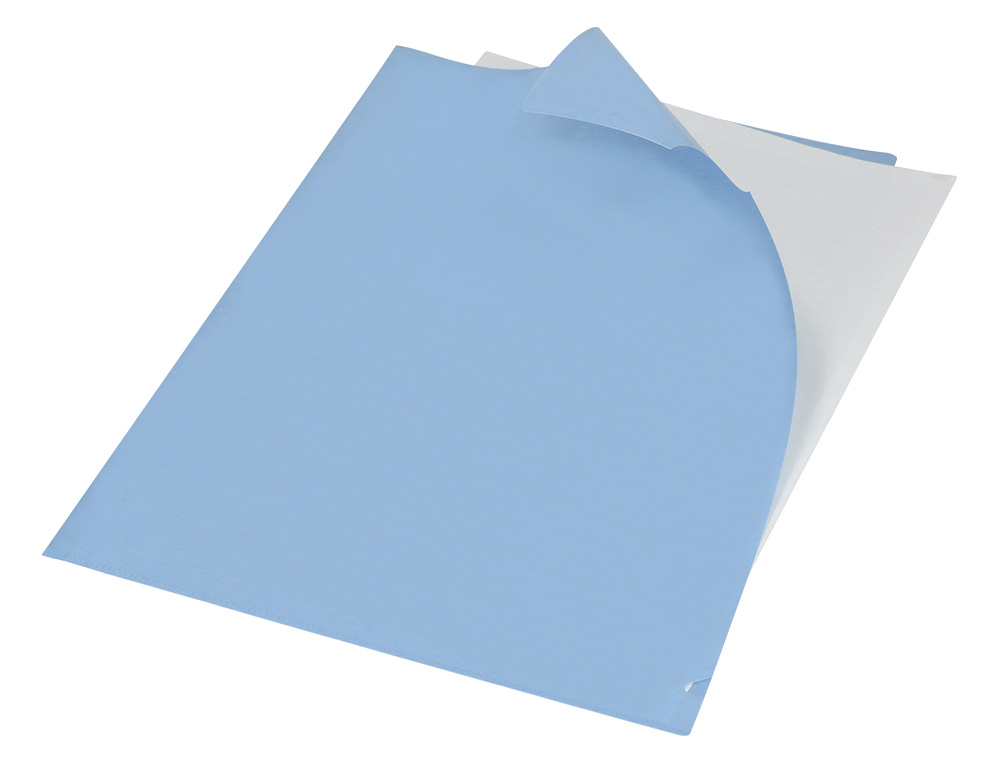 CARPETA LIDERPAPEL DOSSIER UÑERO POLIPROPILENO DIN A4 CELESTE OPACO 20 HOJAS