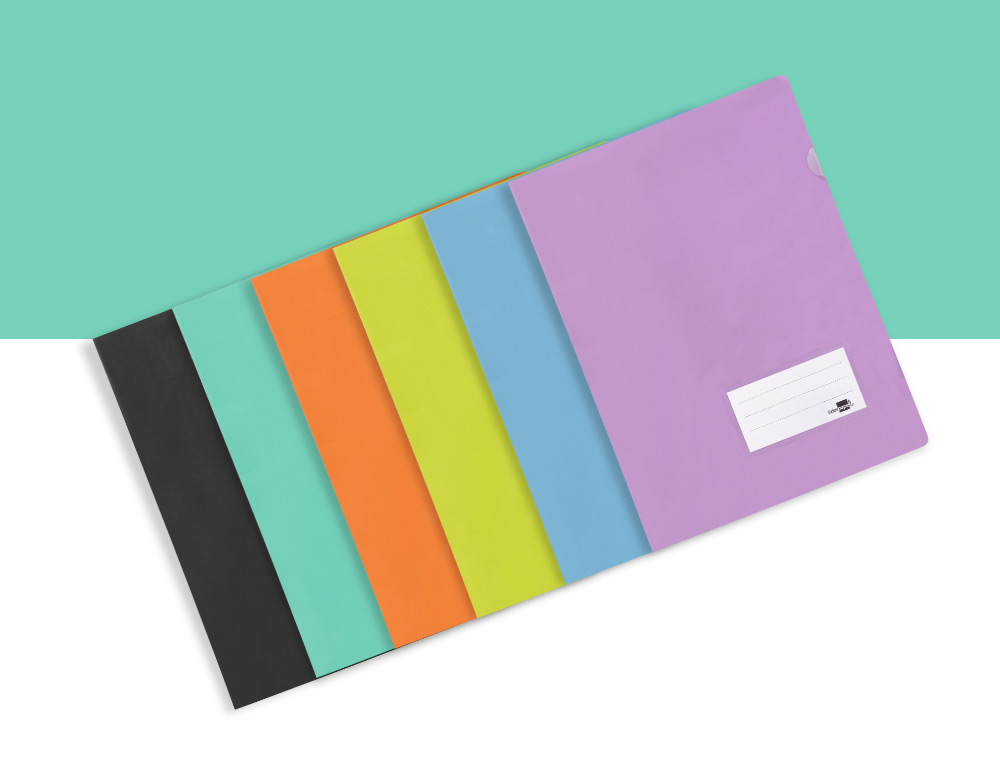 CARPETA LIDERPAPEL DOSSIER A4 UÑERO CELESTE OPACO