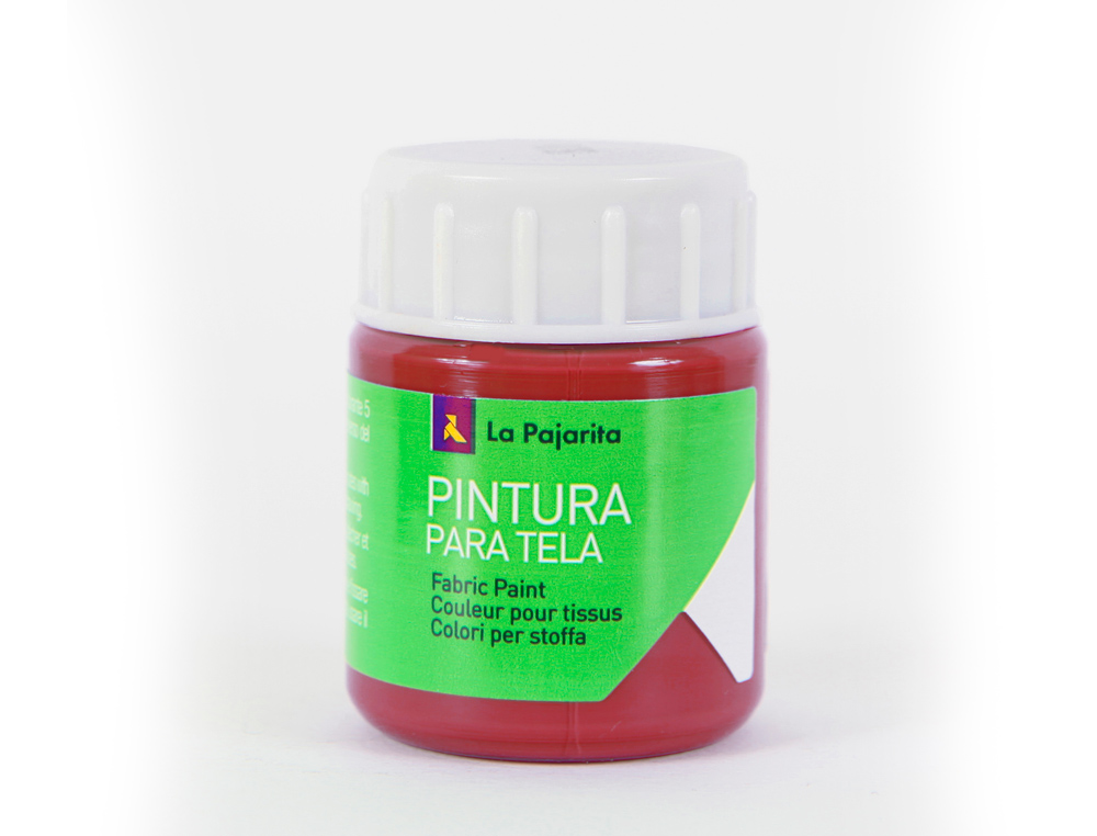 PINTURA PARA TELA LA PAJARITA ROJO INGLES 25 ML