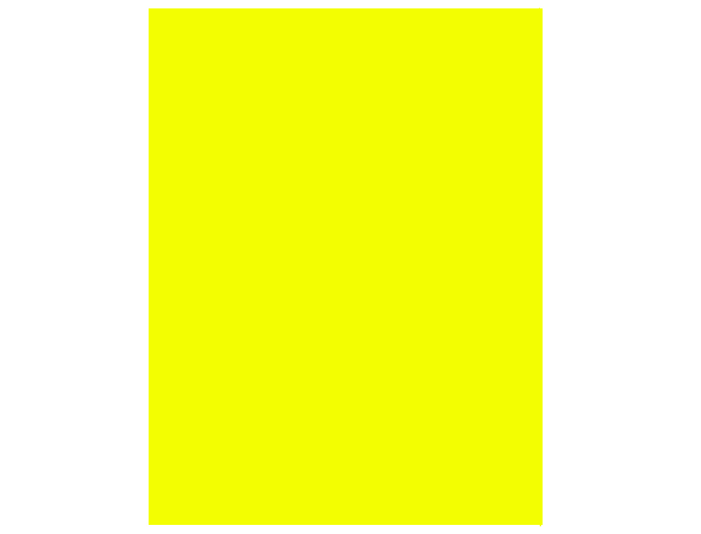 CARTULINA FLUORESCENTE AMARILLA 50X65 CM 230 GR