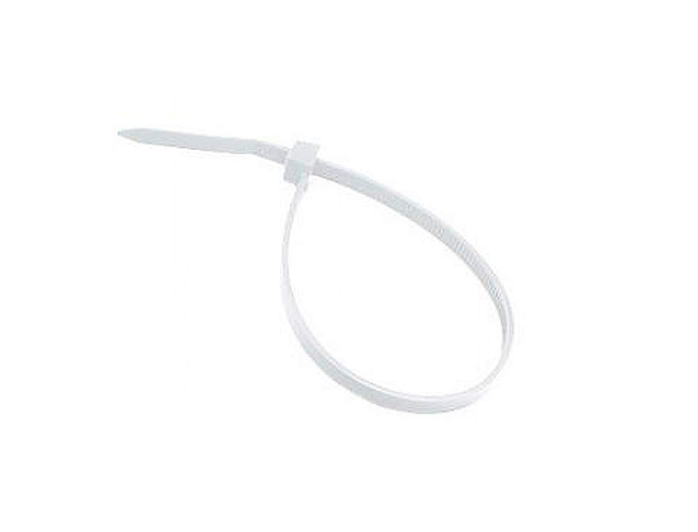 BRIDA 3M PARA INTERIOR BLANCA 200X3,5 MM BOLSA DE 100 UNIDADES