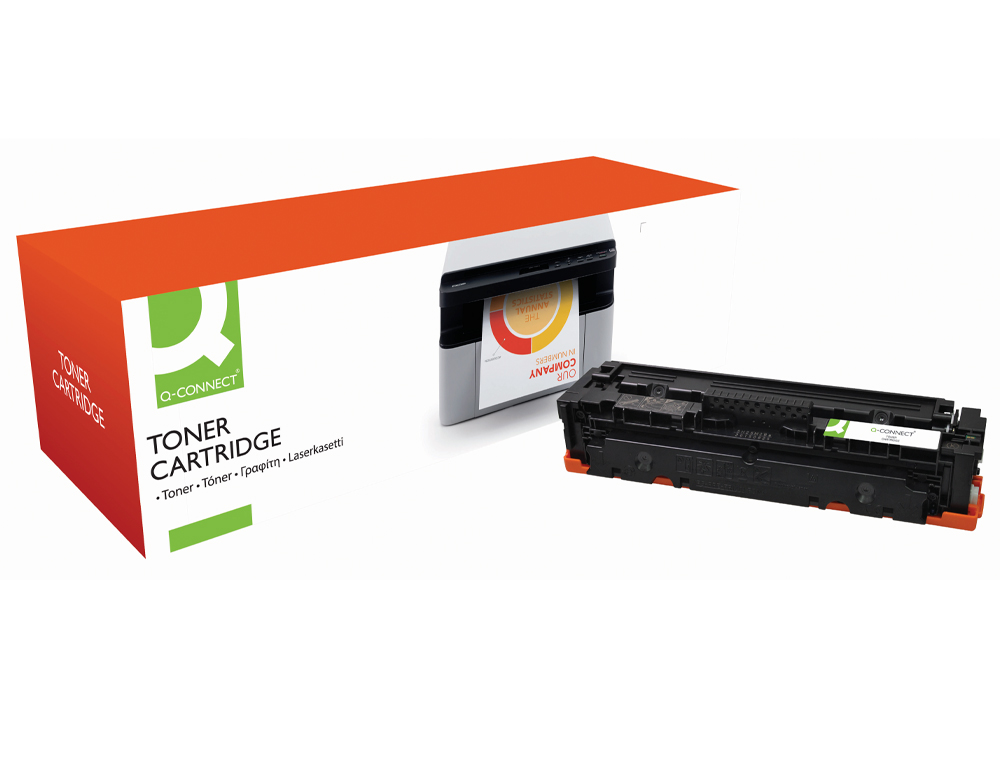 TONER Q-CONNECT COMPATIBLE HP CF410A PARA COLOR LASERJET PRO M377 / M452 / MFP M477 NEGRO 2300 PAG