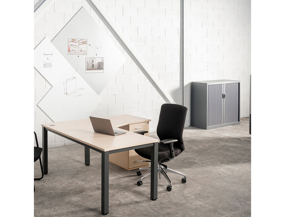 ARMARIO METALICO ROCADA DOS PUERTAS TIPO PERSIANA INCLUYE CUATRO BALDA SERIE STORE 120X198X45 CM ACABADO AC00
