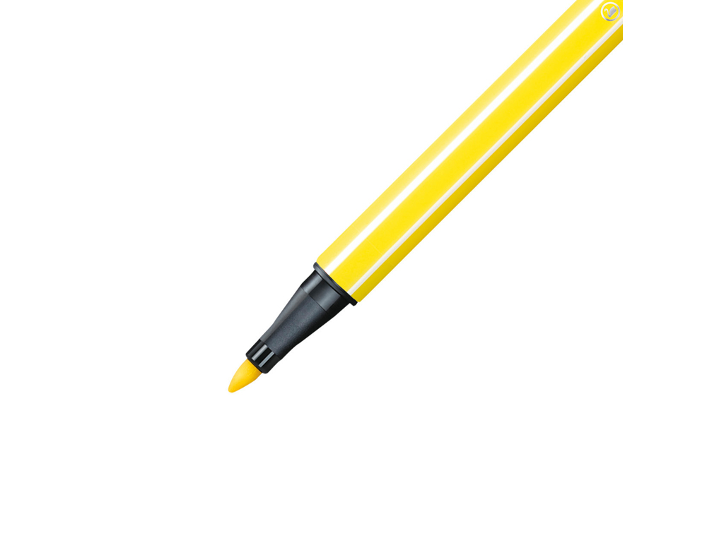 ROTULADOR STABILO ACUARELABLE PEN 68 AMARILLO LIMON PUNTA GRUESA 1MM