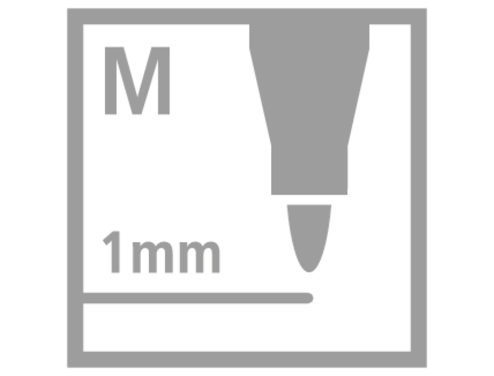 ROTULADOR STABILO ACUARELABLE PEN 68 GRIS AZULADO CLARO PUNTA GRUESA 1MM