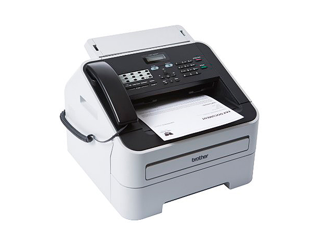 FAX BROTHER 2845 LASER MONOCROMO 20 PPM BANDEJA 250 HOJAS 16 MB DE MEMORIA 33600 BPS CON AURICULAR TELEFONICO