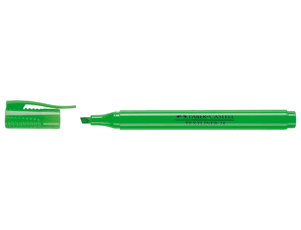ROTULADOR FABER CASTELL FLUORESCENTE TEXTLINER 38 VERDE